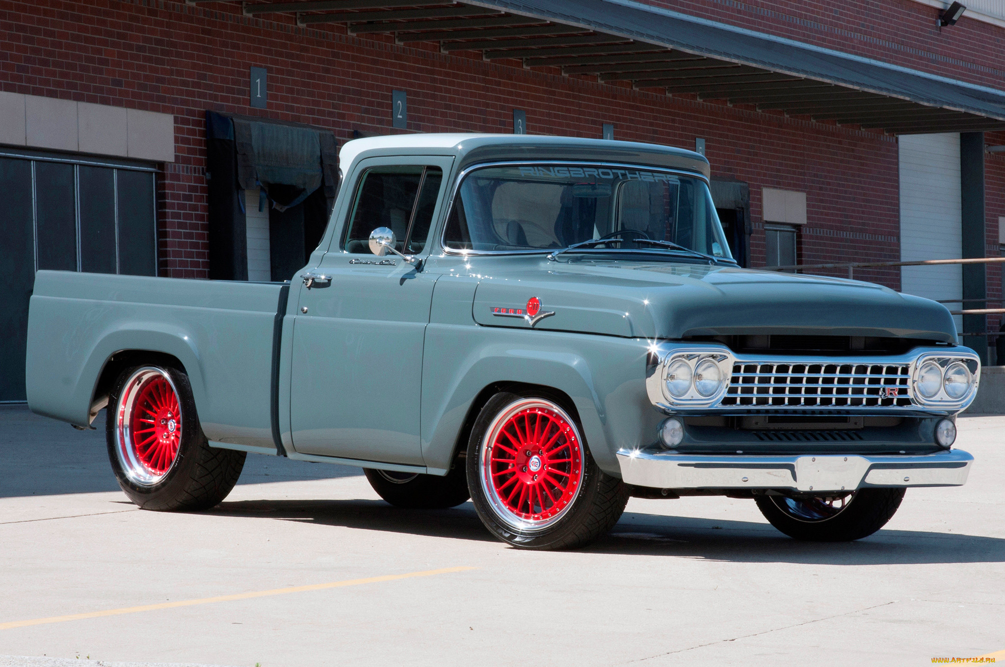 , custom pick-up, ford